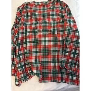 Men's 2 Piece 3XB Top And Bottom Jammie's For Families Pajama Set Red / Green